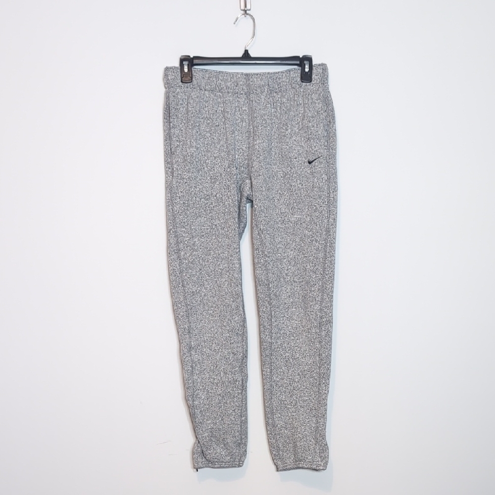 Nike Fleece Sweatpants Ankle Cinch Elastic Zipper